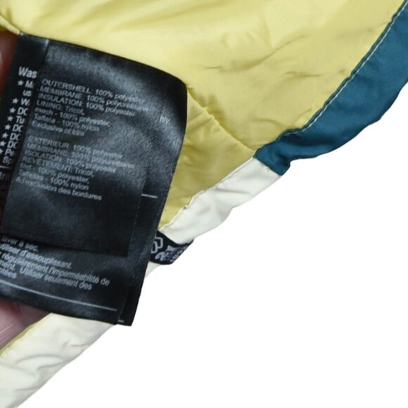 Special Blend Women’s Jacket Ski Snowboard Size XL Yellow Teal - Picture 9 of 12